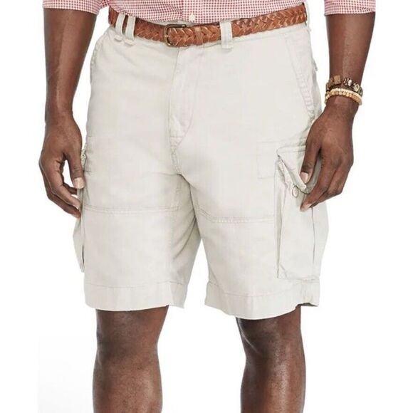 Polo Ralph Lauren Men's Sz 33 Gellar Fatigue 10" Cargo Shorts Classic Stone - Picture 7 of 11
